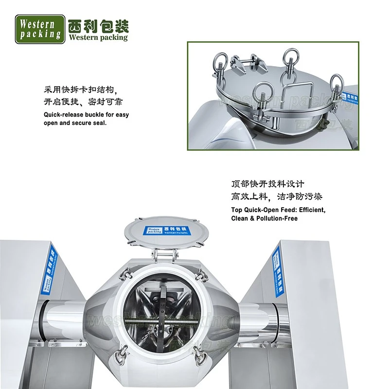 Double Cone Blender Mixer factory
